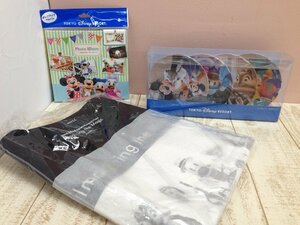 ◇ディズニー 《未開封品》実写グッズ 3点 ポップアップアルバム ミニプレートセット イマジニングザマジック シャツ 5P65 【80】