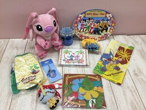 ◇ディズニー 《大量セット》《未開封品あり》スティッチグッズ 10点 エンジェルぬいぐるみ スクランプほか 5X1 【80】