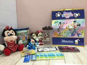 ◇ディズニー 《大量セット》《未開封品あり》ミッキー＆ミニー 10点 ぬいぐるみ マスク タオルほか 5R3 【80】