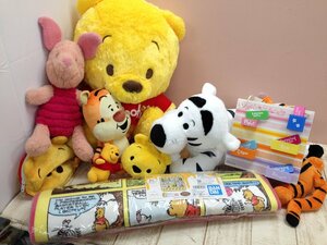 ★◇ディズニー 《大量セット》《未開封品あり》くまのプーさんグッズ 10点 ぬいぐるみ ティガー ピグレットほか 5P202 【大型】