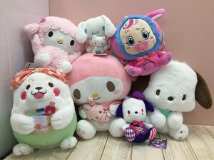 ◇キャラクター 《未使用品あり》ポチャッコ もちしば マイメロディ ベビタピちゃんほか ぬいぐるみ 7点 5M75 【大型】