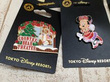 ◇ディズニー TDR ピンバッジ 8点 ミニーオーミニー カントリーベアシアター ナイトメアビフォアクリスマスほか 6L220 【60】_画像4