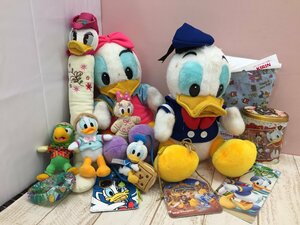 ★◇ディズニー 《大量セット》《未開封品あり》ドナルド＆デイジー 13点 ぬいぐるみ ぬいぐるみバッジほか 6M42 【大型】