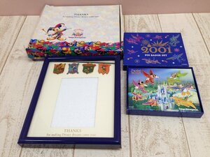 ◇ディズニー TDR ピンバッジセット 2点 2001 TDL15周年 6L209 【80】