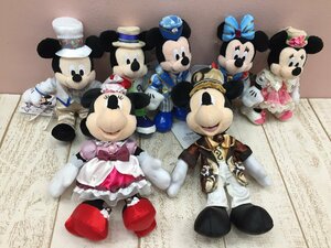 ◇ディズニー ミッキーミニー ぬいぐるみ 7点 フラッグシップほか 6W4 【80】