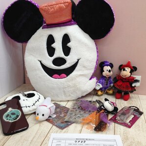 ◇ディズニー 《大量セット》《未開封品あり》ハロウィングッズ 10点 クッション ぬいぐるみ スマホケース他 7P88 【80】の画像6