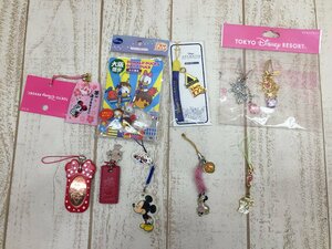 ◇ディズニー 《未開封品あり》ストラップ チャームほか 9点 ドナルド＆デイジー 大阪限定 アトランティス他 7G24 【60】