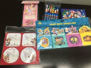 ◇ディズニー 《未開封品あり》メモセット ペンセット ステーショナリー 5点 香港 上海ディズニー 8H28 【60】