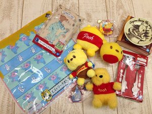 ◇ディズニー 《大量セット》《未開封品あり》くまのプーさんグッズ 10点 ぬいぐるみマスコット カトラリーセット 8P135 【60】