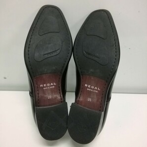 REGAL リーガル ビジネスシューズ 革靴 Uチップ 727R 25cm ブラック 日本製の画像7
