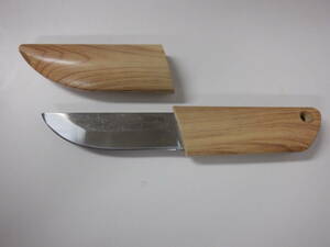 木鞘付き小型ナイフ