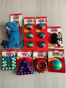 犬用おもちゃ　KONG ８点セット コング　玩具　中型犬