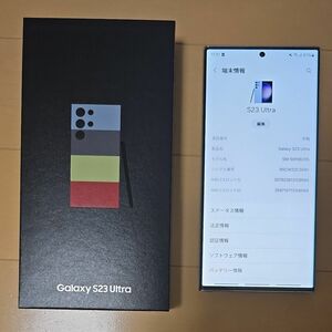 Galaxy S23 Ultra 512GB ブルー SM-S918B/DS 海外版