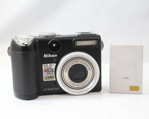 【動作品/液晶訳あり】ニコン Nikon COOLPIX P5000 純正バッテリー付き コンパクトデジタルカメラ (同梱OK) (632)