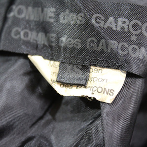 COMME des GARCONS コムデギャルソン ジャケット 黒 ブラック RU-J082 サイズXS 丸襟 中古 ya1016の画像8