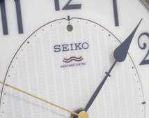 SEIKO セイコー 電波クロック 掛け時計 AM224S 電波時計 ウェーブシンフォニー 壁掛け メロディー 時計　中古 y1136_画像2
