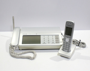 Panasonic Panasonic KX-PD701-S FAX telephone machine personal faks cordless handset 1 pcs attaching cordless handset. battery less used ya1053