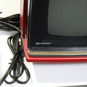 レトロ 家電 テレビ SHARP シャープ 5P-MIU 小型テレビ 通電のみ確認 レア品 懐かし カワイイ 当時物 中古現状品 ya1065の画像2