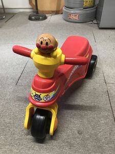 Y CD on * cheap start * pick up welcome / Gunma Anpanman .... rider pair .. interior toy for riding vehicle toy bike Junk present condition 