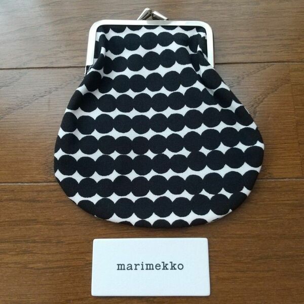 新品未使用 マリメッコ marimekko がま口ポーチ ラシィマット