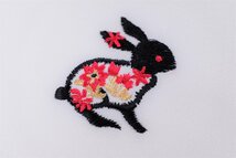 【1円～！！】新品 訳あり◆かわいい 刺繍入り 半衿◆絹交織 半衿 3枚セット まとめ売り 1-525_画像4