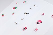 【1円～！！】新品 訳あり◆かわいい 刺繍入り 半衿◆絹交織 半衿 3枚セット まとめ売り 1-528_画像1