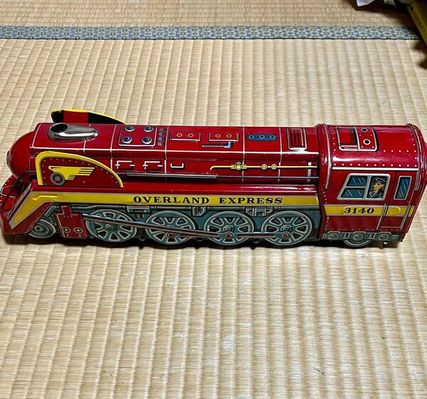 ブリキの機関車　OVERLAND EXPRESS ジャンク 昭和レトロ 蒸気機関車