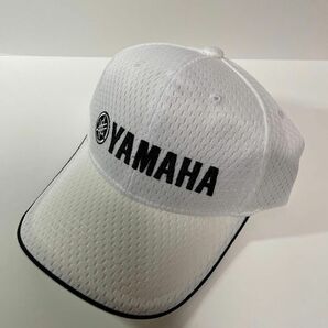 YAMAHA ヤマハ発動機 白 キャップ 帽子 メンズ メッシュ 