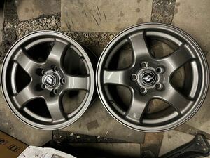 ① ニッサン スカイラインGTR BNR32 純正ホイール 16×8J+30 2本セット 114.3 5H 