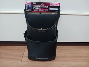 ２段腰袋 大　DBLTACT　ブラック（黒）DT-02-BK　三共コーポレーション　　　　　　　　　　　　寅壱 バートル TSDESIGN　KNICKS　ニックス