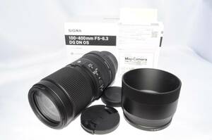 シグマ(Sigma) Lマウント 100-400mm F5-6.3 DG DN OS Lマウント ズーム 望遠 フルサイズ Contemporary ミラーレス 専用