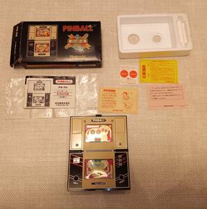 NINTENDO nintendo GAME&WATCH game & watch PINBALL pin ball PB-59 Showa Retro antique secondhand goods long-term keeping goods operation not yet verification 