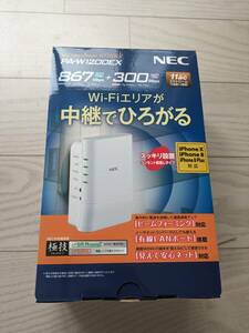 【新品未開封◆国内正規品】PA-W1200EX Aterm Wi-Fi中継機 IEEE802.11ac対応 867Mbps エヌイーシー