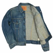 美品 Levi's Vintage Clothing リーバイス ビンテージ クロージング 70557 3rd Gジャン サイズ38/M相当 vintage加工 日本製 LVC 希少 A2259_画像3