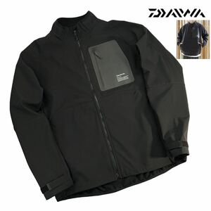 定価2万 極美品 DAIWA×Journal Standard 別注 Wind Block フリースジャケット サイズL ブラック 釣り アウトドア 人気 袖ロゴ A2305