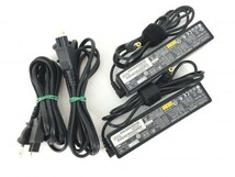 【2個セット】FUJITSU 19V 3.42A 細長タイプ 65W ADP-65MD C FMV-AC341 FMV-AC334 PXW1934N A13-065N2A等 電源ケーブル付 動作保証_画像1