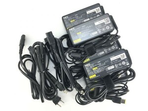 【5個セット】NEC 20V 2.25A 45W ADP003 ADP-45TD E A13-045N1A PC-VP-BP98 四角コネクター 中古純正 ノートPC用AC 動作保証【送料無料】