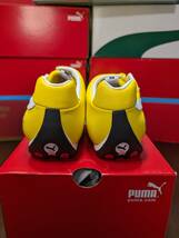 新品 未使用品 PUMA Ferrari Future Cat Leather 10 Anniversary 27.5cm イエロー / ホワイト_画像3