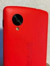 Nexus5　Google android　ブライトレッド　5インチ　美品_画像7