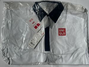 ユニクロテニスウェアSサイズ NDドライEXポロシャツ(半袖)白