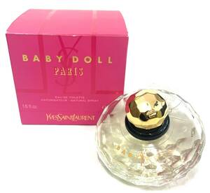 【B】【10624】☆YSL　イヴサンローラン　BABY DOLL　ベビードール　オーデトワレ　ナチュラルスプレー　50ml　ほぼ満量　箱有り　現状品★