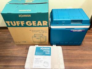 【B】【10688B】☆★【未使用保管品】象印 ZOJIRUSHI TUFF GEAR ポータブル 冷温庫 DCH-20-GA 通電確認済み 20L キャンプ アウトドア★☆