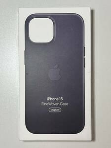 Apple 【アップル 純正 】iPhone 15 ファインウーブンケース・ブラック ★新品★