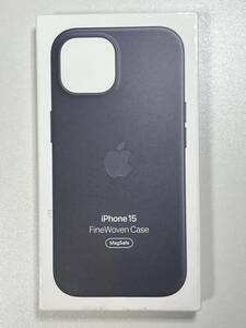 Apple 【アップル 純正 】iPhone 15 ファインウーブンケース・ブラック ☆新品☆