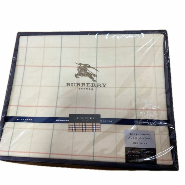 送料込　Burberry ソフトコットンシーツ　バーバリー