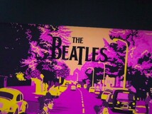 A4 額付き ポスター ビートルズ The Beatles アート LV パープル 額装済み フォトフレーム_画像2