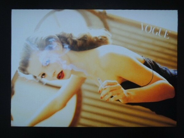 A4 額付き ポスター Kate Moss ケイトモス VOGUE おしゃれ インテリア 額装済み フォトフレーム