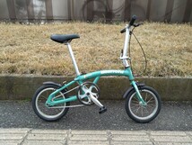 Bianchi　NOVITA　ビアンキ　ノヴィータ　ノビータ カスタム　ミニベロ 折りたたみ自転車　【神奈川・引取限定】　ジュニア　お子様にも_画像1