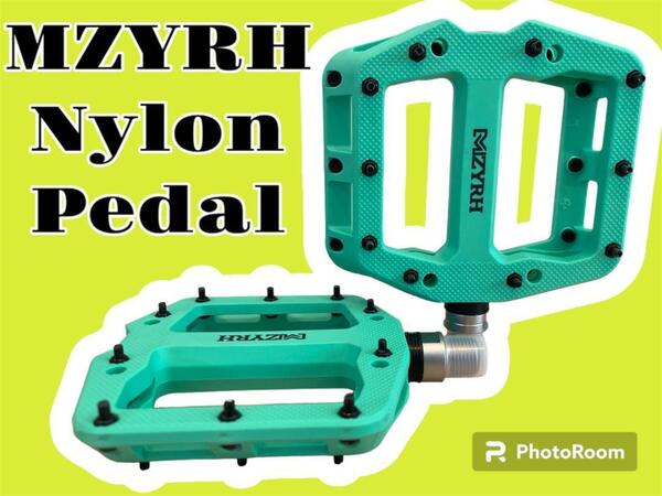 【新品・未使用】MZYRH｜シールドベアリング仕様ナイロンペダル／チェレステ