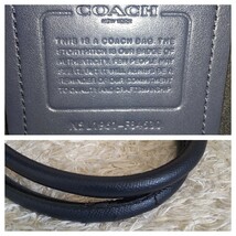 1円～ ブランド まとめ 5点 ジャンク COACH コーチ ビジネスバッグ トートバッグ ショルダーバッグ 2way レザー ブラック ネイビー メンズ_画像7